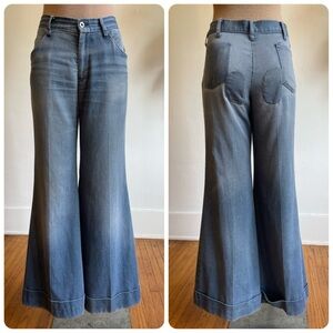 Vintage 70s Tobias Trousers Bell Bottom Flare Bootcut Hippie Disco Denim Jeans